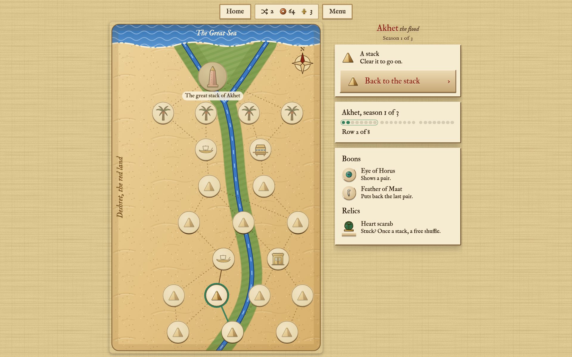 The map